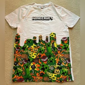 New Mine craft Boys T shirts size 14-15, 11-12